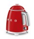 Smeg KLF05RDEU Mini Hervidor, 50's Style, Rojo