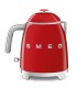 Smeg KLF05RDEU Mini Hervidor, 50's Style, Rojo