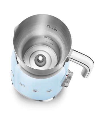 Smeg MFF11PBEU Espumador de leche, 50's Style, Azul