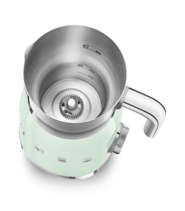 Smeg MFF11PGEU Espumador de leche, 50's Style, Verde