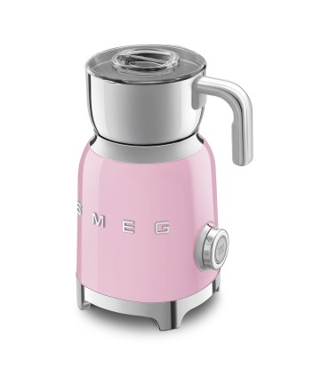 Smeg MFF11PKEU Espumador de leche, 50's Style, Rosa