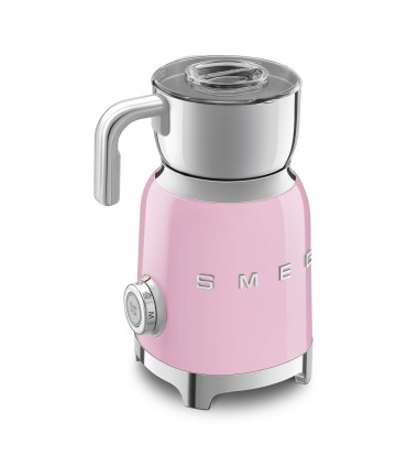 Smeg MFF11PKEU Espumador de leche, 50's Style, Rosa
