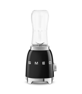 Smeg PBF01BLEU Mini Batidora de Vaso, 50's Style, Negro