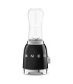 Smeg PBF01BLEU Mini Batidora de Vaso, 50's Style, Negro
