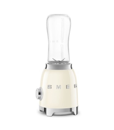 Smeg PBF01CREU Mini Batidora de Vaso, 50's Style, Crema