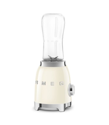 Smeg PBF01CREU Mini Batidora de Vaso, 50's Style, Crema