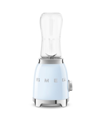 Smeg PBF01PBEU Mini Batidora de Vaso, 50's Style, Azul