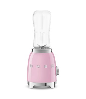 Smeg PBF01PKEU Mini Batidora de Vaso, 50's Style, Rosa