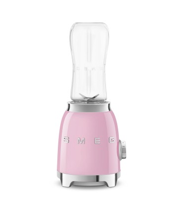 Smeg PBF01PKEU Mini Batidora de Vaso, 50's Style, Rosa