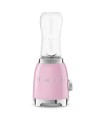 Smeg PBF01PKEU Mini Batidora de Vaso, 50's Style, Rosa