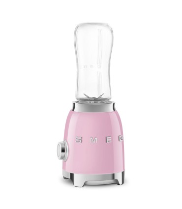 Smeg PBF01PKEU Mini Batidora de Vaso, 50's Style, Rosa