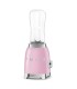 Smeg PBF01PKEU Mini Batidora de Vaso, 50's Style, Rosa