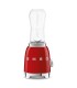 Smeg PBF01RDEU Mini Batidora de Vaso, 50's Style, Rojo