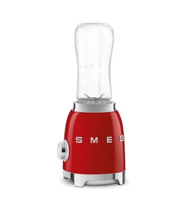 Smeg PBF01RDEU Mini Batidora de Vaso, 50's Style, Rojo
