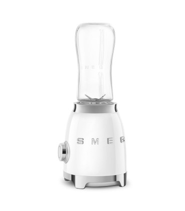Smeg PBF01WHEU Mini Batidora de Vaso, 50's Style, Blanco
