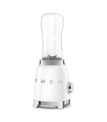 Smeg PBF01WHEU Mini Batidora de Vaso, 50's Style, Blanco