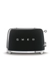 Smeg TSF01BLEU Tostadora 2x2, 50's Style, Negro