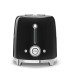 Smeg TSF01BLEU Tostadora 2x2, 50's Style, Negro