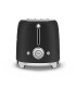 Smeg TSF01BLMEU Tostadora 2x2, 50's Style, Negro Mate