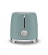 Smeg TSF01EGMEU Tostadora 2x2, 50's Style, Verde Esmeralda Mate