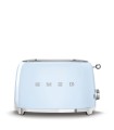 Smeg TSF01PBEU Tostadora 2x2, 50's Style, Azul