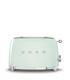Smeg TSF01PGEU Tostadora 2x2, 50's Style, Verde