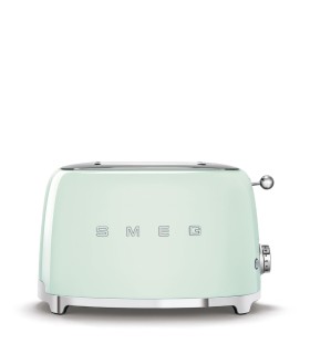 Smeg TSF01PGEU Tostadora 2x2, 50's Style, Verde