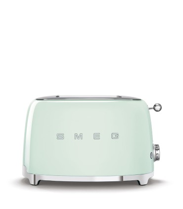 Smeg TSF01PGEU Tostadora 2x2, 50's Style, Verde
