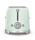 Smeg TSF01PGEU Tostadora 2x2, 50's Style, Verde