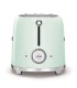 Smeg TSF01PGEU Tostadora 2x2, 50's Style, Verde
