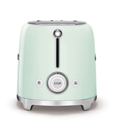 Smeg TSF01PGEU Tostadora 2x2, 50's Style, Verde