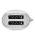 Smeg TSF01SSEU Tostadora 2x2, 50's Style, Acero brillante