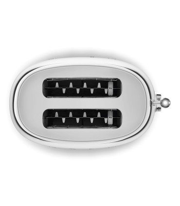 Smeg TSF01SSEU Tostadora 2x2, 50's Style, Acero brillante