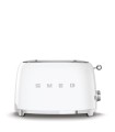 Smeg TSF01WHEU Tostadora 2x2, 50's Style, Blanco