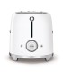 Smeg TSF01WHEU Tostadora 2x2, 50's Style, Blanco