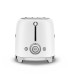 Smeg TSF01WHMEU Tostadora 2x2, 50's Style, Blanco Mate