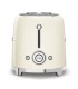 Smeg TSF02CREU Tostadora 4x2, 50's Style, Crema