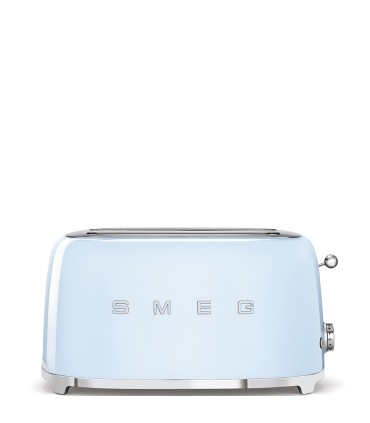 Smeg TSF02PBEU Tostadora 4x2, 50's Style, Azul
