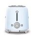 Smeg TSF02PBEU Tostadora 4x2, 50's Style, Azul