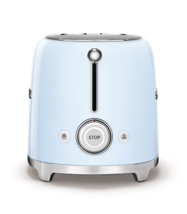 Smeg TSF02PBEU Tostadora 4x2, 50's Style, Azul
