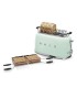 Smeg TSF02PGEU Tostadora 4x2, 50's Style, Verde