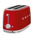 Smeg TSF02RDEU Tostadora 4x2, 50's Style, Rojo
