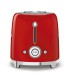 Smeg TSF02RDEU Tostadora 4x2, 50's Style, Rojo