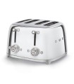 Smeg TSF03SSEU Tostadora 4x4, 50's Style, Acero brillante