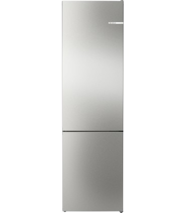 Bosch KGN392ICF Serie 4, Frigorífico combinado de libre instalación, 203 x 60 cm, Acero inoxidable antihuellas