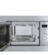 Smeg FMI020X Microondas con grill integrable, Estética Universal, Acero Inoxidable