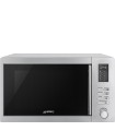 Smeg MOE34CXI2 Combinado microondas, Estética Universal, Acero Inoxidable