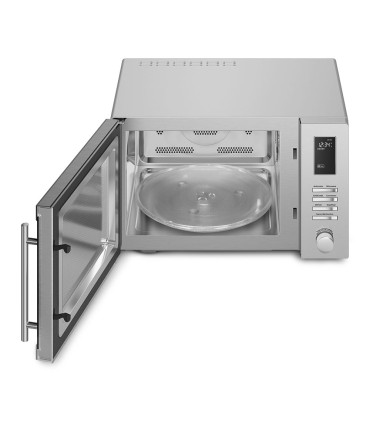 Smeg MOE34CXI2 Combinado microondas, Estética Universal, Acero Inoxidable