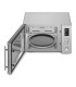 Smeg MOE34CXI2 Combinado microondas, Estética Universal, Acero Inoxidable