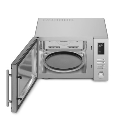 Smeg MOE34CXI2 Combinado microondas, Estética Universal, Acero Inoxidable